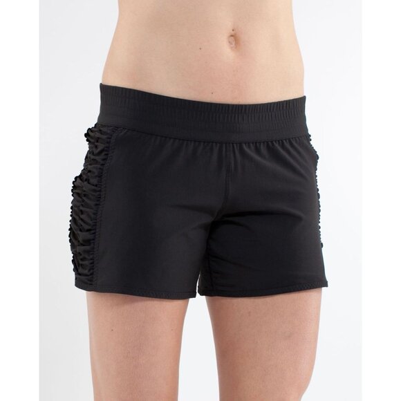 Lululemon Black Run Around Reversible Short Size 8 - 2956 - Picture 2 of 14
